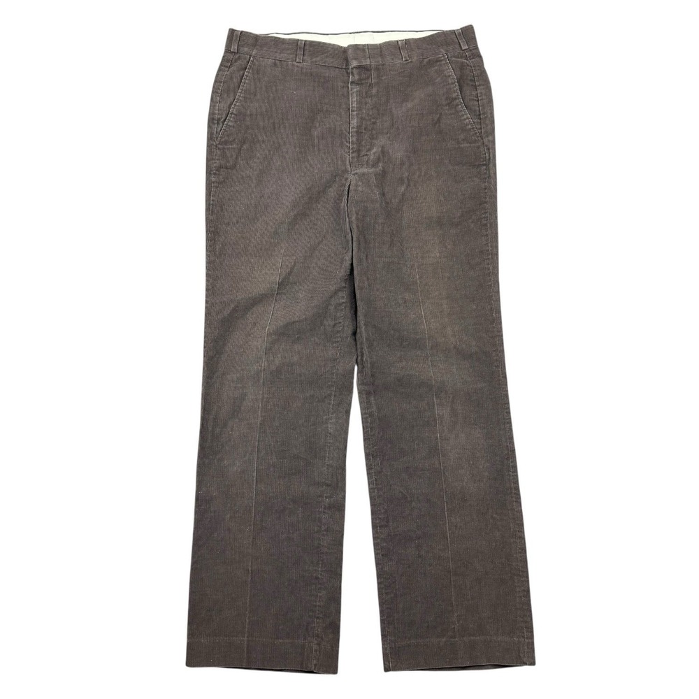 Vtg The Mans Shop Lord & Taylor Corduroy Pants Men's 33x29 Brown Preppy Trousers